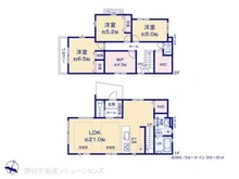 【千葉県/千葉市中央区稲荷町】千葉市中央区稲荷町1丁目 新築一戸建て 間取り図