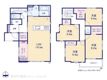 【千葉県/千葉市中央区星久喜町】千葉市中央区星久喜町 新築一戸建て 間取り図