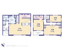 【千葉県/千葉市中央区仁戸名町】千葉市中央区仁戸名町 新築一戸建て 間取り図