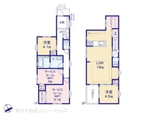 【千葉県/千葉市花見川区朝日ケ丘】千葉市花見川区朝日ケ丘4丁目 新築一戸建て 間取り図
