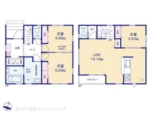 【東京都/東村山市秋津町】東村山市秋津町5丁目 新築一戸建て 間取り図