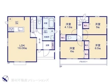 【東京都/東村山市野口町】東村山市野口町1丁目 新築一戸建て 間取り図