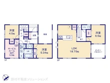【埼玉県/所沢市上新井】所沢市上新井2丁目 新築一戸建て 間取り図