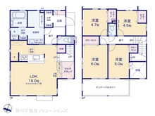【東京都/東村山市富士見町】東村山市富士見町3丁目 新築一戸建て 間取り図