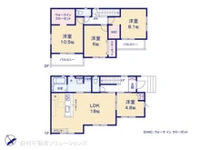 【埼玉県/所沢市北原町】所沢市北原町 新築一戸建て 間取り図