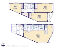 【東京都/清瀬市上清戸】清瀬市上清戸2丁目 新築一戸建て 間取り図