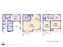【埼玉県/所沢市緑町】所沢市緑町4丁目 新築一戸建て 間取り図