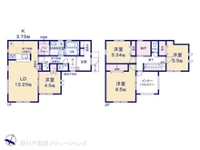 【東京都/東大和市高木】東大和市高木1丁目 新築一戸建て 間取り図