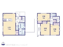 【埼玉県/所沢市上新井】所沢市上新井3丁目 新築一戸建て 間取り図