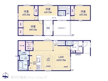 【埼玉県/所沢市旭町】所沢市旭町 新築一戸建て 間取り図