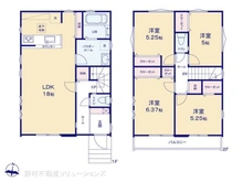 【埼玉県/所沢市北所沢町】所沢市北所沢町 新築一戸建て 間取り図