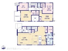 【東京都/東村山市諏訪町】東村山市諏訪町1丁目 新築一戸建て 間取り図