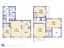 【東京都/東村山市青葉町】東村山市青葉町2丁目 新築一戸建て 間取り図