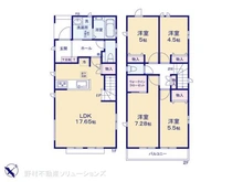 【東京都/東村山市久米川町】東村山市久米川町2丁目 新築一戸建て 間取り図