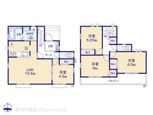 【東京都/東村山市多摩湖町】東村山市多摩湖町3丁目 新築一戸建て 間取り図