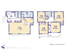 【東京都/東村山市久米川町】東村山市久米川町2丁目 新築一戸建て 間取り図