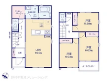 【埼玉県/所沢市和ケ原】所沢市和ケ原1丁目 新築一戸建て 間取り図