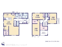 【東京都/東村山市多摩湖町】東村山市多摩湖町2丁目 新築一戸建て 間取り図