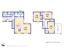 【東京都/東村山市多摩湖町】東村山市多摩湖町2丁目 新築一戸建て 間取り図