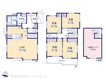 【埼玉県/所沢市大字山口】所沢市大字山口 新築一戸建て 間取り図