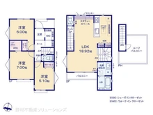 【東京都/東村山市富士見町】東村山市富士見町4丁目 新築一戸建て 間取り図
