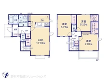【埼玉県/所沢市東所沢】所沢市東所沢5丁目 新築一戸建て 間取り図