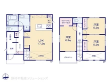 【埼玉県/所沢市東狭山ケ丘】所沢市東狭山ケ丘3丁目 新築一戸建て 間取り図