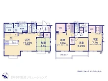 【東京都/東村山市恩多町】東村山市恩多町3丁目 新築一戸建て 間取り図