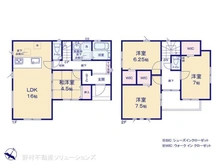 【埼玉県/所沢市青葉台】所沢市青葉台 新築一戸建て 間取り図