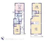 【東京都/清瀬市松山】清瀬市松山1丁目 新築一戸建て 間取り図