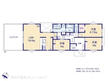 【東京都/清瀬市中里】清瀬市中里2丁目 新築一戸建て 間取り図