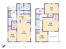【埼玉県/所沢市大字山口】所沢市大字山口 新築一戸建て 間取り図
