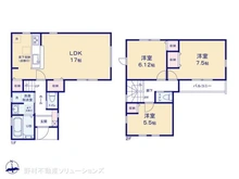 【東京都/東村山市萩山町】東村山市萩山町1丁目 新築一戸建て 間取り図