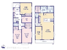【東京都/東村山市秋津町】東村山市秋津町2丁目 新築一戸建て 間取り図