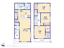 【東京都/東村山市秋津町】東村山市秋津町2丁目 新築一戸建て 間取り図
