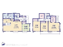 【埼玉県/所沢市東狭山ケ丘】所沢市東狭山ケ丘1丁目 新築一戸建て 間取り図