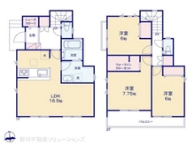 【埼玉県/所沢市大字久米】所沢市大字久米 新築一戸建て 間取り図
