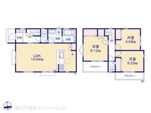【埼玉県/所沢市大字久米】所沢市大字久米 新築一戸建て 間取り図