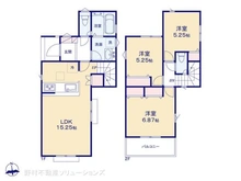 【埼玉県/所沢市大字久米】所沢市大字久米 新築一戸建て 間取り図