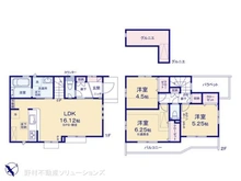 【埼玉県/所沢市大字久米】所沢市大字久米 新築一戸建て 間取り図