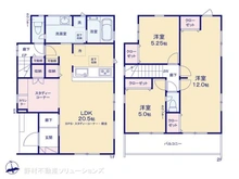 【埼玉県/所沢市小手指町】所沢市小手指町4丁目 新築一戸建て 間取り図