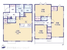 【埼玉県/所沢市小手指町】所沢市小手指町4丁目 新築一戸建て 間取り図