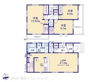 【埼玉県/所沢市小手指町】所沢市小手指町4丁目 新築一戸建て 間取り図