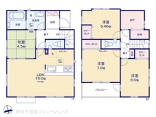 【埼玉県/所沢市小手指町】所沢市小手指町4丁目 新築一戸建て 間取り図
