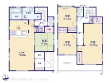 【埼玉県/所沢市小手指町】所沢市小手指町4丁目 新築一戸建て 間取り図