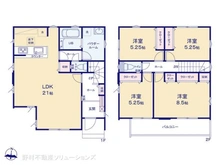 【埼玉県/所沢市泉町】所沢市泉町 新築一戸建て 間取り図