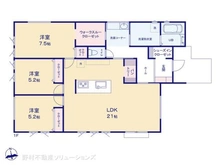 【埼玉県/所沢市大字山口】所沢市大字山口 新築一戸建て 間取り図