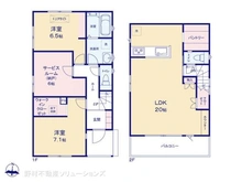 【埼玉県/所沢市榎町】所沢市榎町 新築一戸建て 間取り図