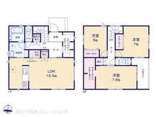 【埼玉県/所沢市榎町】所沢市榎町 新築一戸建て 間取り図