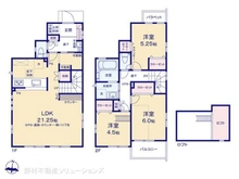 【東京都/東村山市野口町】東村山市野口町3丁目 新築一戸建て 間取り図